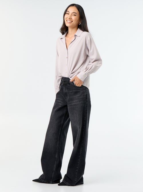 Fluid Plain Blouse - Kiabi