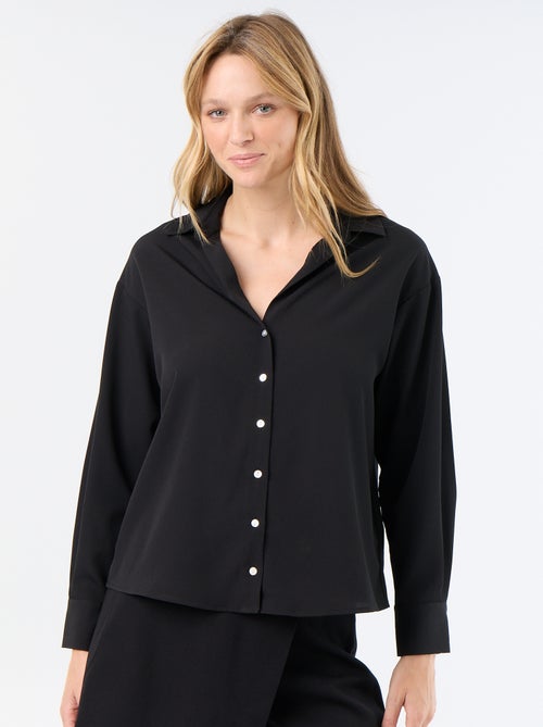 Fluid Plain Blouse - Kiabi