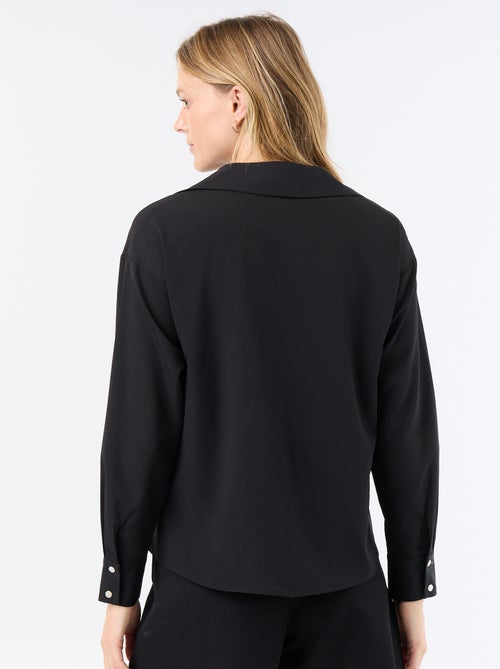 Fluid Plain Blouse - Kiabi