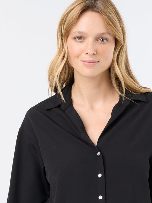 Fluid Plain Blouse - Kiabi