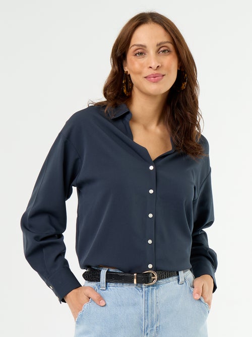 Fluid Plain Blouse - Kiabi