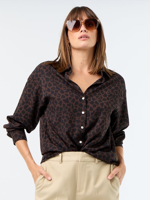 Fluid Plain Blouse - Kiabi