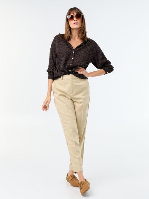 Fluid Plain Blouse - Kiabi