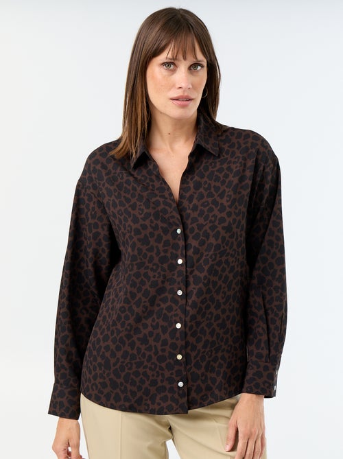 Fluid Plain Blouse - Kiabi