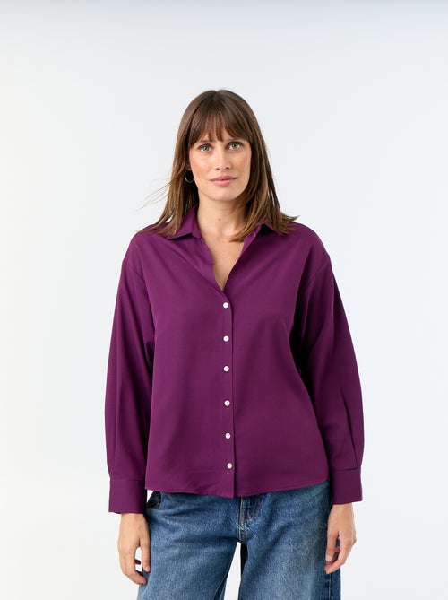 Fluid Plain Blouse - Kiabi