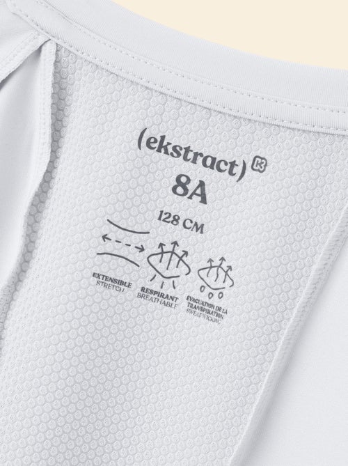 Fluid Short-Sleeved Sports T-Shirt (Ekstract) - Kiabi
