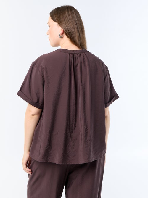 Fluid Viscose Kaftan Blouse - Kiabi Fluid Viscose Kaftan Blouse - Kiabi