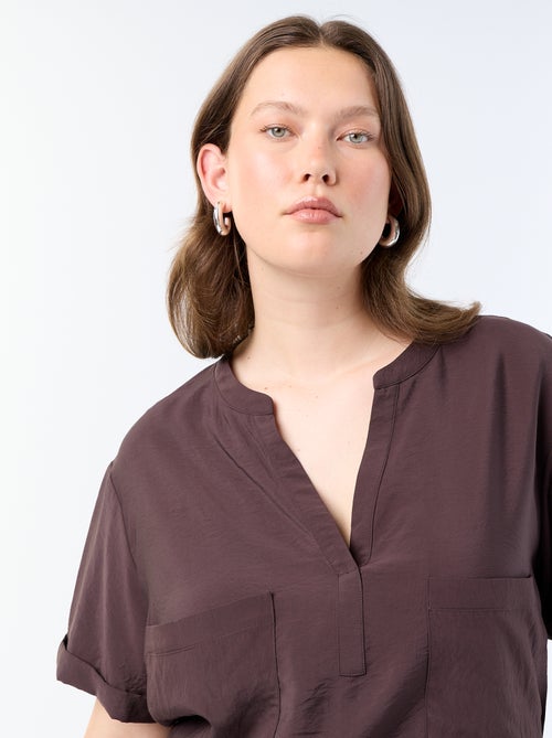 Fluid Viscose Kaftan Blouse - Kiabi Fluid Viscose Kaftan Blouse - Kiabi