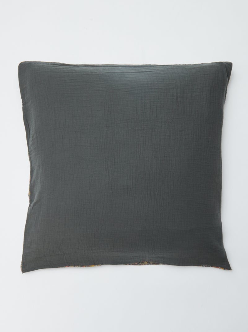 Fodera per cuscino 63 x 63 cm - Kiabi Home Grigio scuro/ Antracite - Kiabi