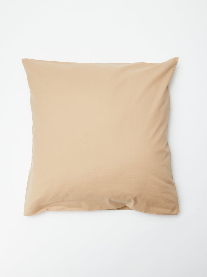 Fodera per cuscino tinta unita 63 x 63 cm - Kiabi Home BEIGE - Kiabi