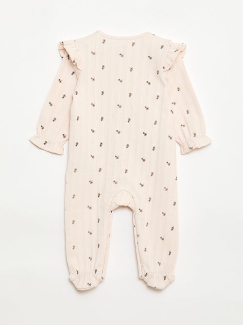 Footed Pajamas with Front Opening - Kiabi
