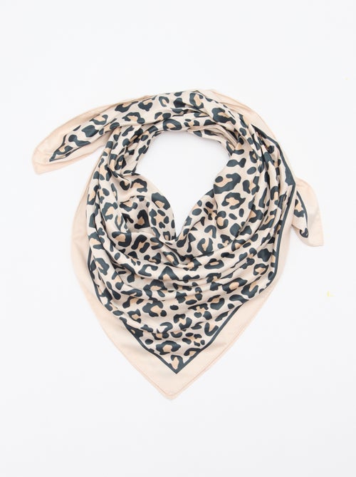 Foulard in raso fantasia (65x65 cm) - Kiabi