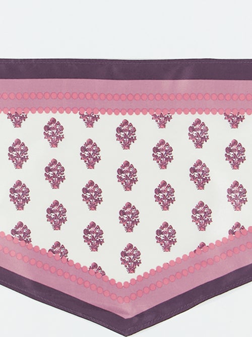 Foulard in raso fantasia - Kiabi