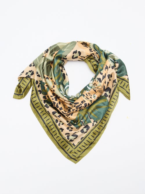 Foulard quadrato grande a fantasia - Kiabi