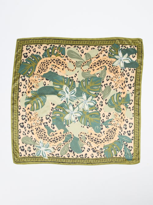 Foulard quadrato grande a fantasia - Kiabi