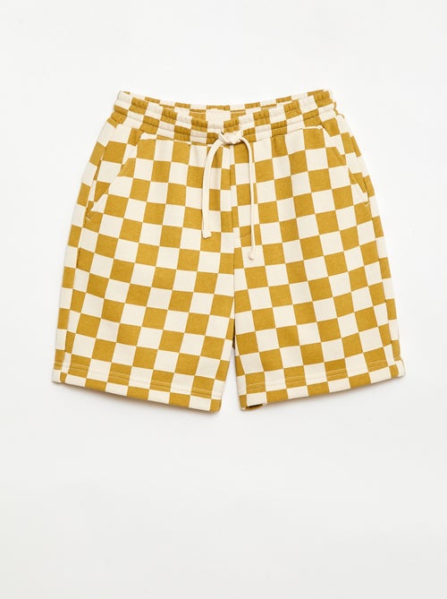 French Terry Bermuda mit Muster - Kiabi