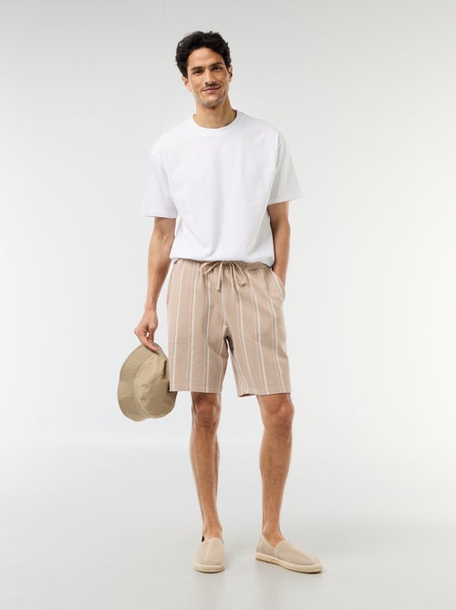 French Terry Bermuda Shorts - Kiabi