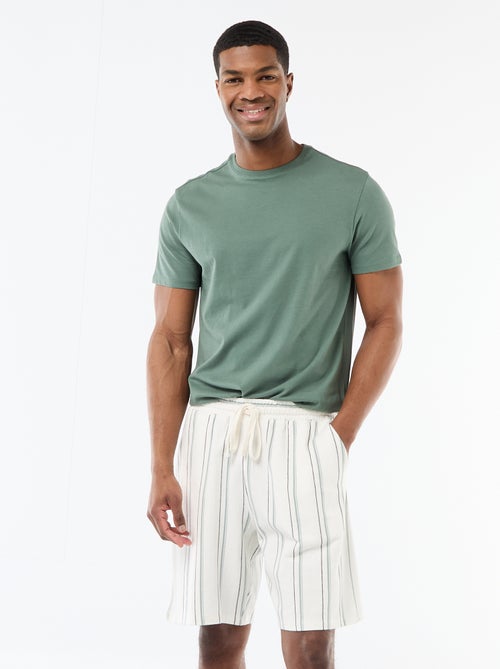 French Terry Bermuda Shorts - Kiabi