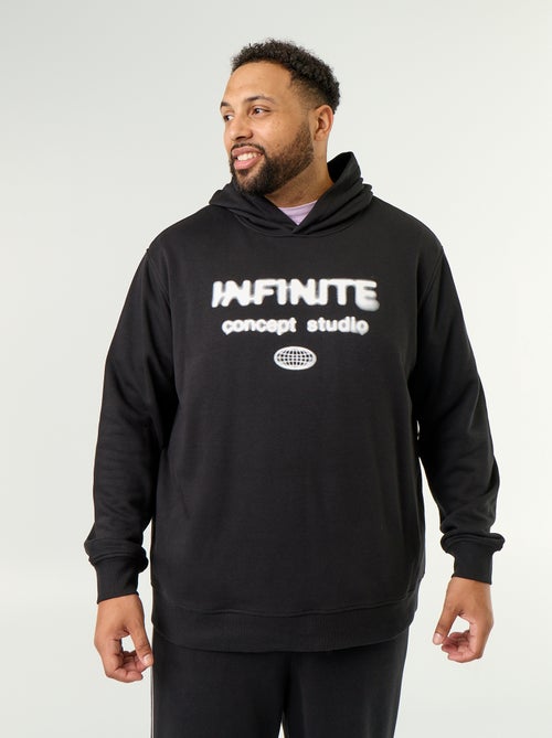 French Terry Hooded Sweatshirt - Kiabi