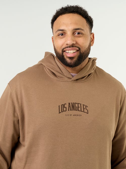 French Terry Hooded Sweatshirt - Kiabi