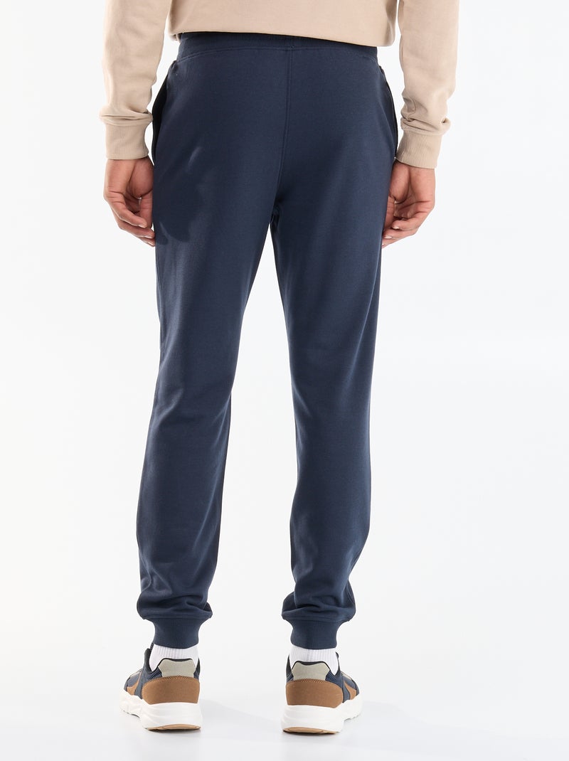French Terry Jogging Pants Blue - Kiabi