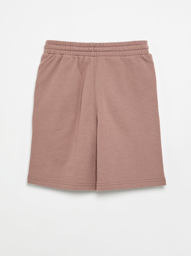 French Terry Shorts Braun - Kiabi