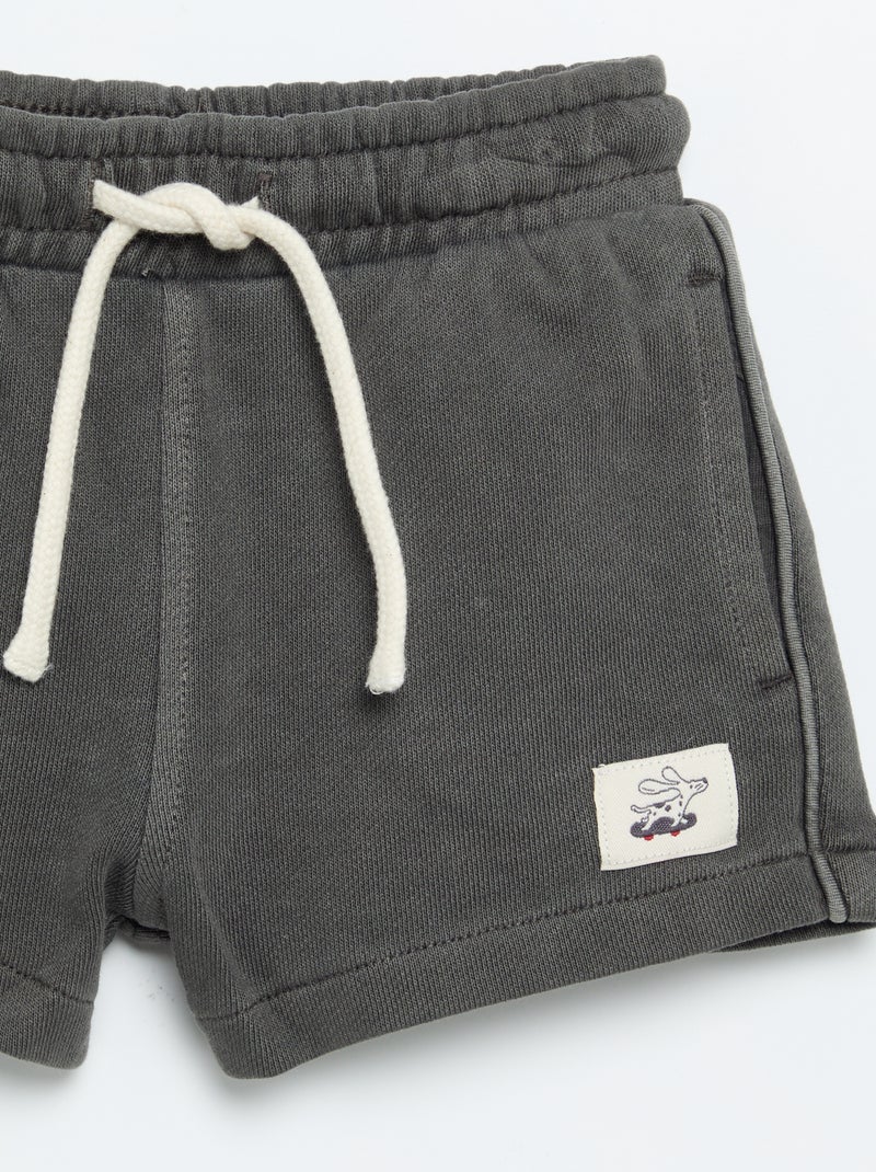 French Terry Shorts White - Kiabi