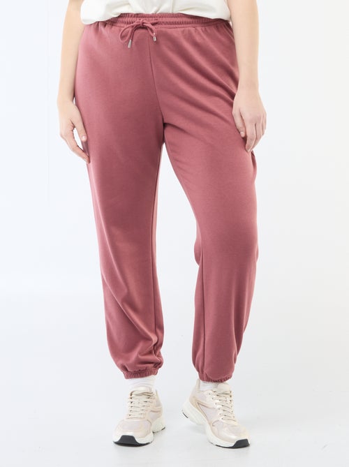 French terry sports joggers - Kiabi