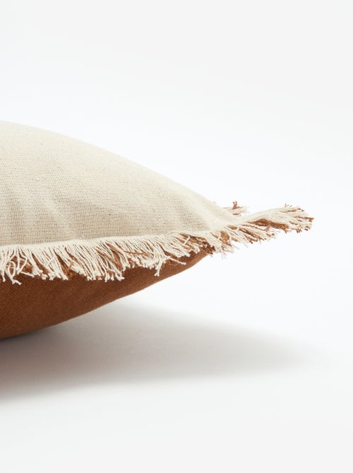 Fringed Cushion Cover 30 x 50 cm - Kiabi
