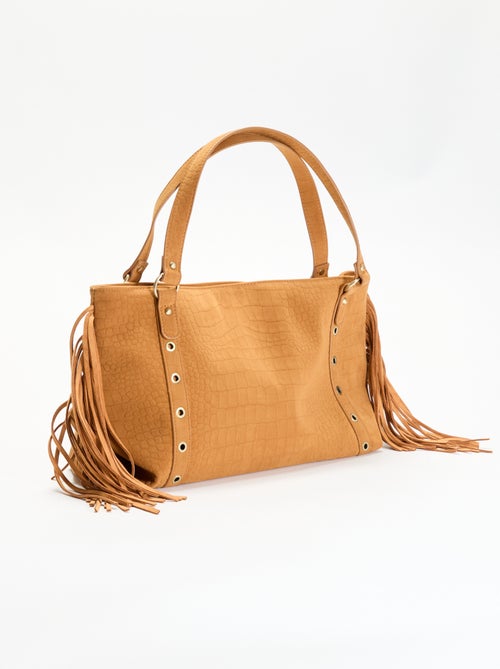 Fringed hobo bag - Kiabi