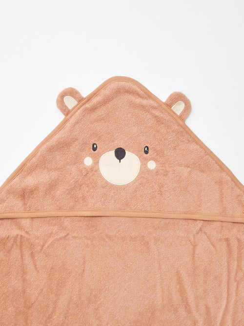 Frottee-Badeponcho mit Tierohren - Kiabi