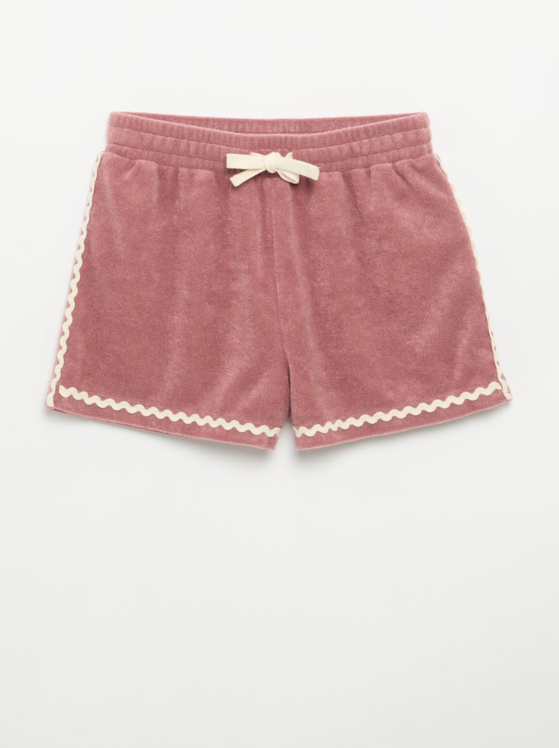 Frottee-Set mit Trägertop und Shorts – 2-teilig Rosa - Kiabi