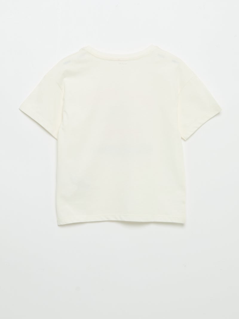 Fun print T-shirt White - Kiabi