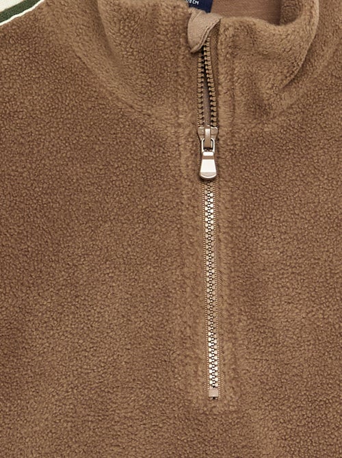 Funnel Neck Fleece Sweatshirt - Kiabi