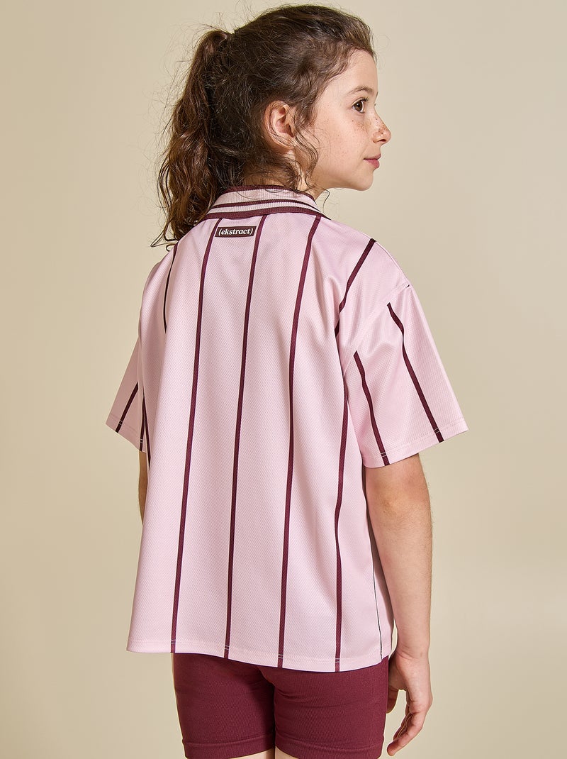 Fussball-T-Shirt, Kurzarm (Ekstract) Rose - Kiabi
