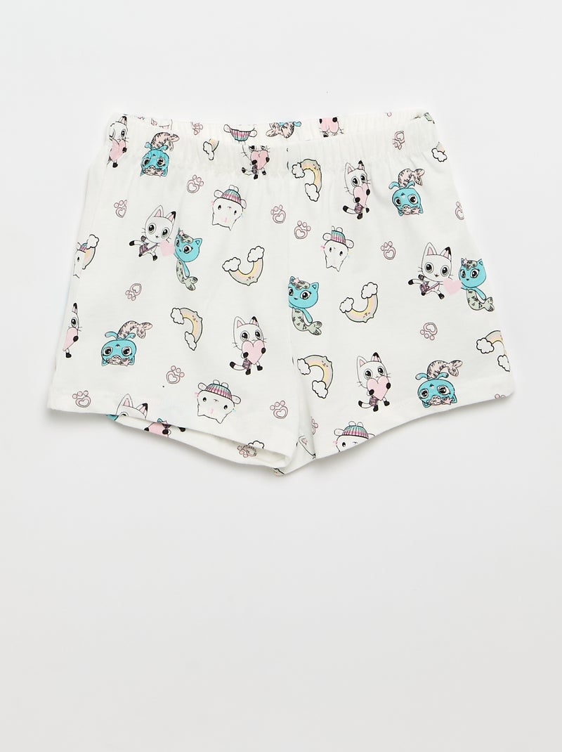 "Gabby's Dollhouse" 2-piece short pajama set White - Kiabi
