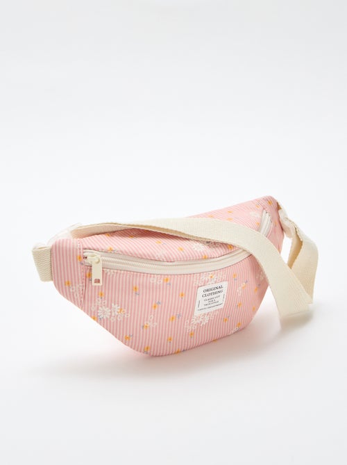 Geblümte Bauchtasche mit Allover-Print aus Baumwolle - Kiabi