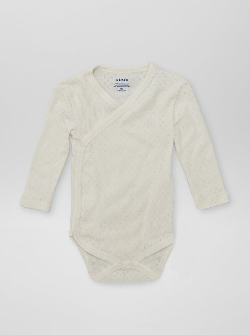 Geburtsset unisex "New born in the family" - 6-teilig Beige - Kiabi