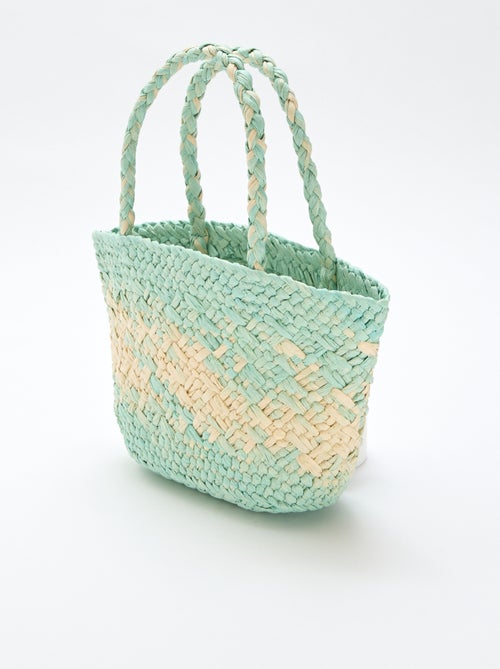 Geflochtene Papiertasche - Kiabi