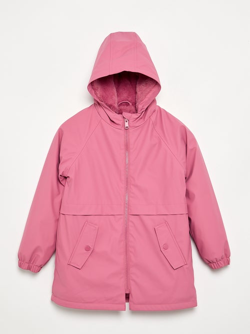 Gefütterter Parka aus Kunstpelz - Kiabi