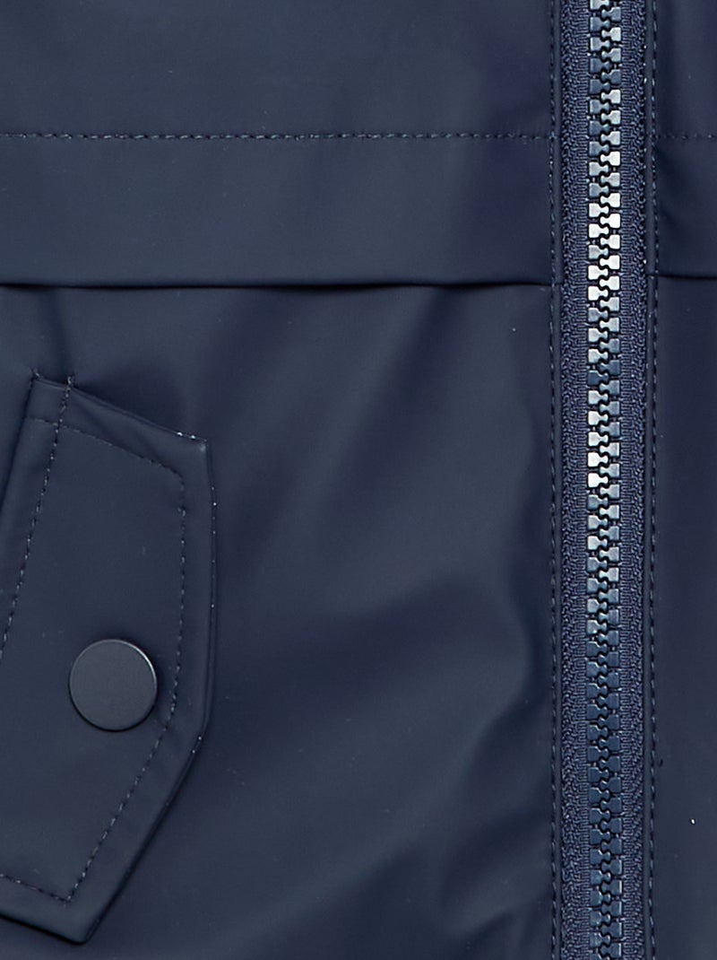 Gefütterter Parka mit Kapuze Bleu - Kiabi