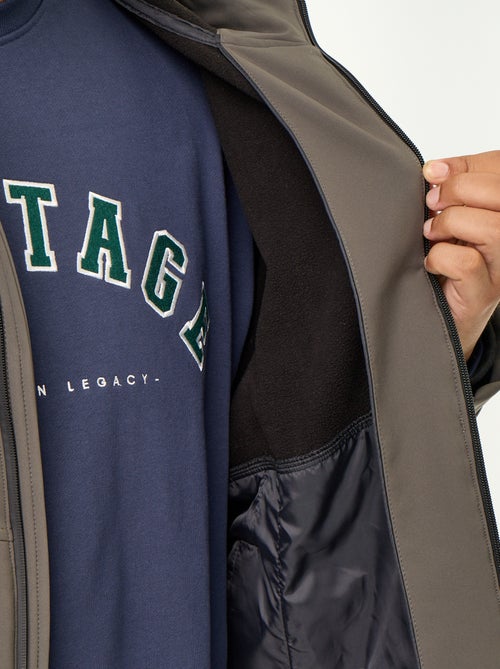 Gefütterter Parka mit Kapuze - Kiabi