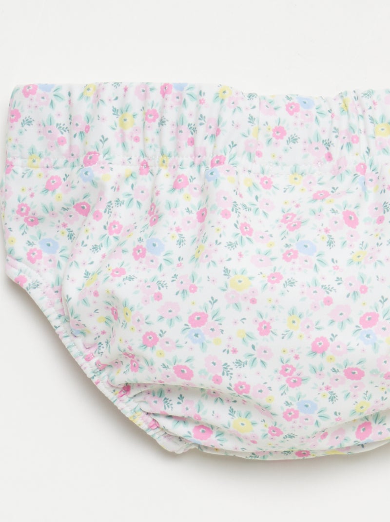Gemusterte Badehose Weiß - Kiabi