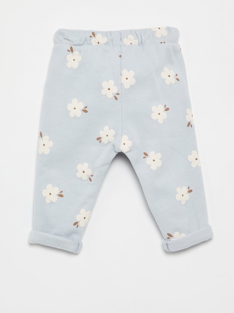 Gemusterte Jogginghose Blau - Kiabi