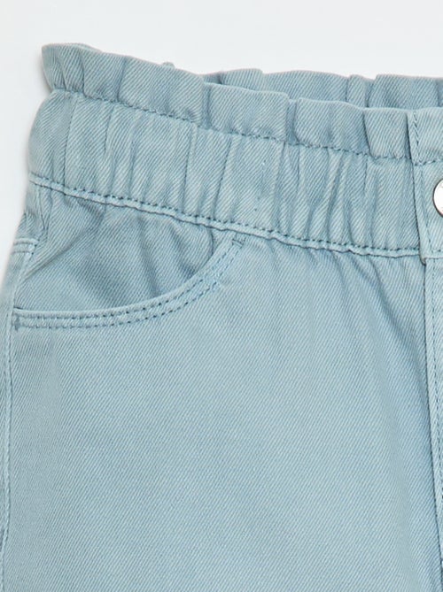 Gemusterte Mom-Fit-Denimhose - Kiabi