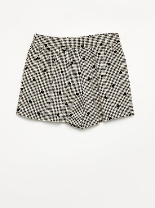 Gemusterter Shortrock - Kiabi