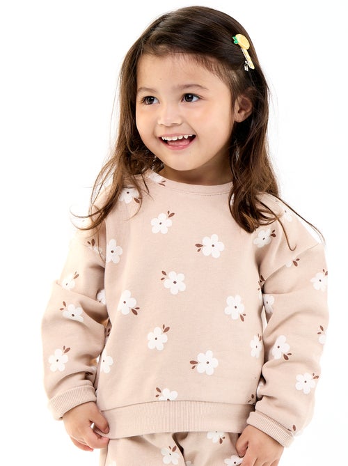 Gemustertes Molton-Sweatshirt - Kiabi