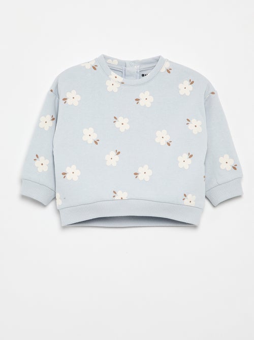 Gemustertes Molton-Sweatshirt - Kiabi