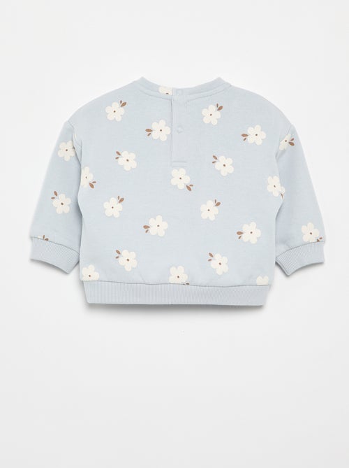 Gemustertes Molton-Sweatshirt - Kiabi