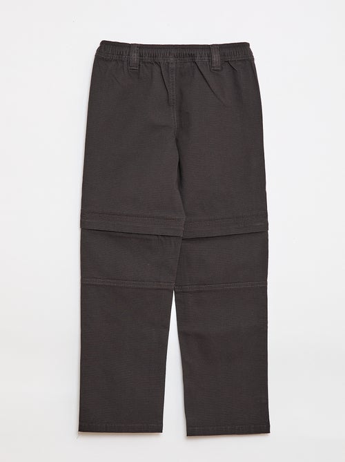 Gerade Baumwollhose einfarbig - Kollektion "Einfach Anziehen" - Kiabi
